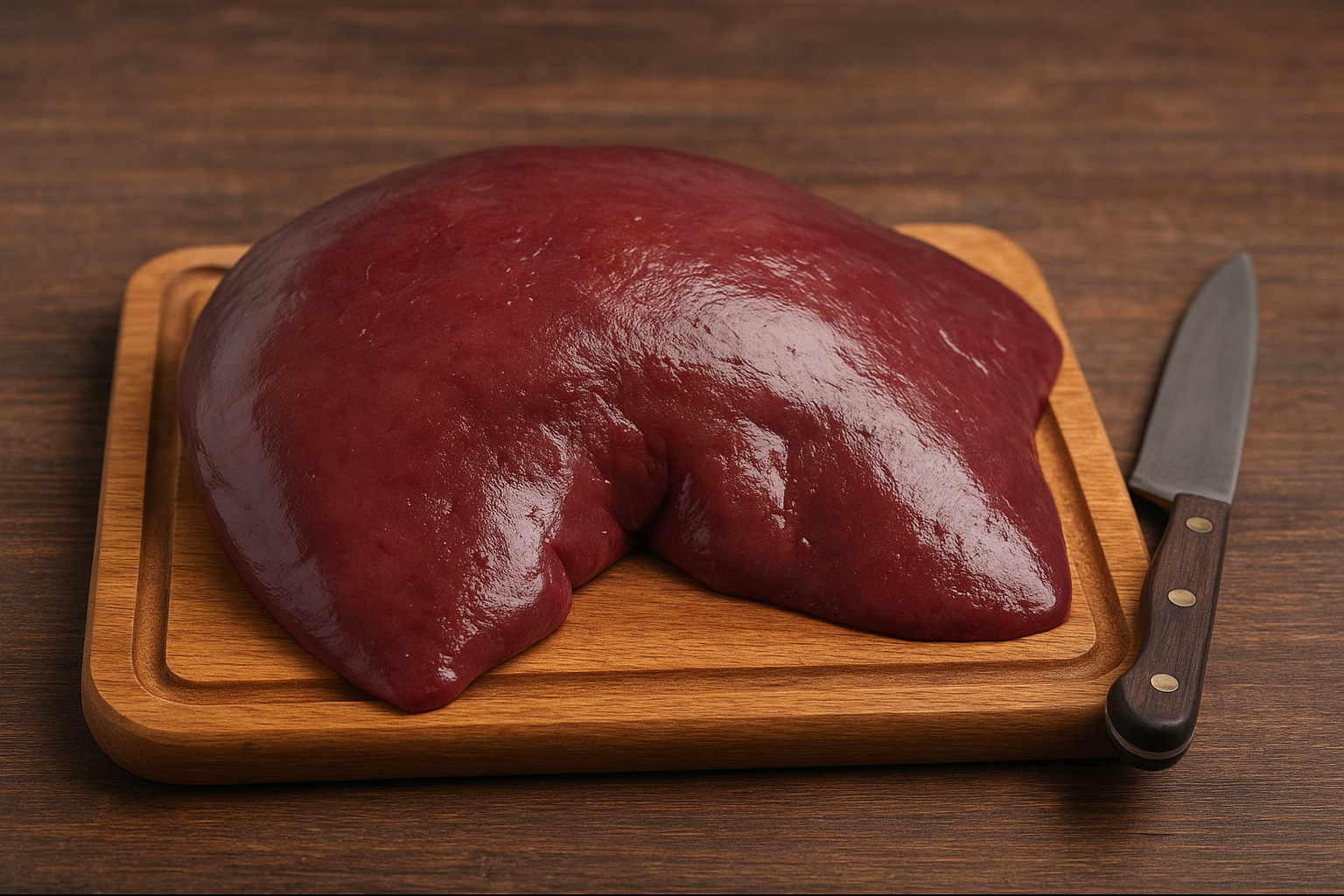 Pasture-raised heritage pork liver from The MF Farmstead, small-batch Georgia farm-fresh pork.